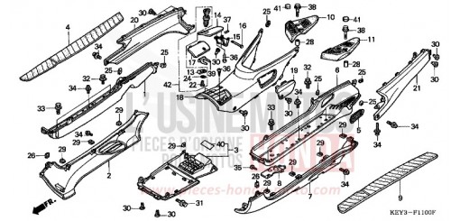 FLOOR PANEL/CENTER COVER FES1252 de 2002